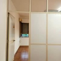 parete divisoria in alluminio e vetro con 2 porte