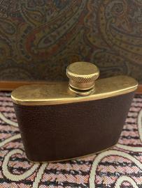 Fiaschetta da wisky o altro foderata in pelle