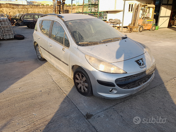 Peugeot 207 sw 1.4 benz 16v gas 08 ricambi