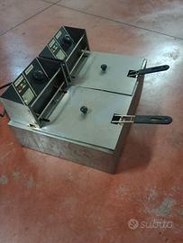 Friggitrice elettrica 2 vasche
