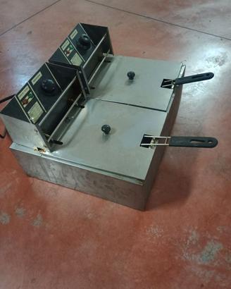 Friggitrice elettrica 2 vasche