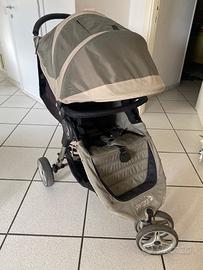 City mini by baby jogger con glider board e barra