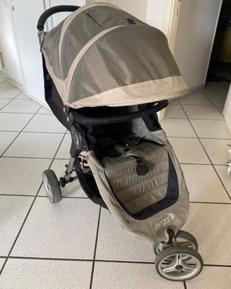 City mini by baby jogger con glider board e barra