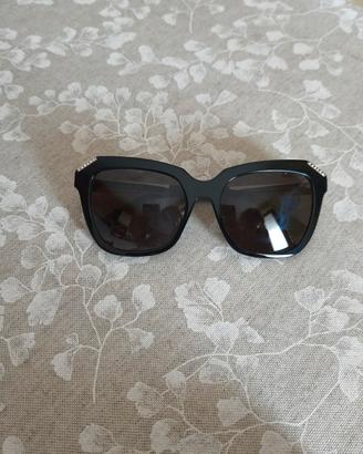 Occhiali da sole Swarovski neri con brillantini