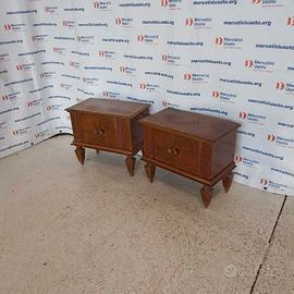 Coppia Comodini Vintage metà 900