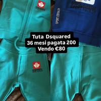 Tuta dsquared 36 mesi