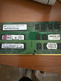 Memorie RAM  DDR2 per pc Fissi