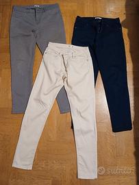 3 pantaloni donna Skinny