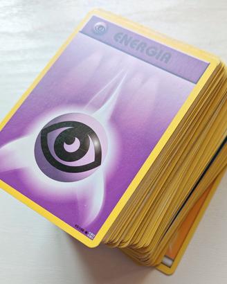 Lotto varie carte energia Pokémon vintage