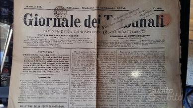 Giornale antico dei tribunali e massoneria