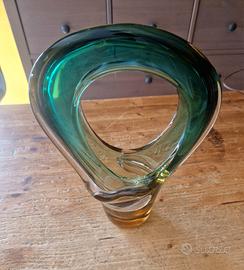 Vaso cestino scultura Murano 