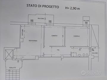 Trilocale completamente ristrutturato NO agenzie