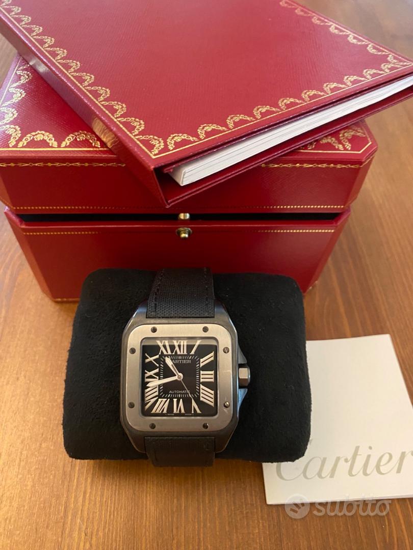 CARTIER SANTOS 100 TITANIO NUOVO MAI USATO Abbigliamento e Accessori In vendita a Roma