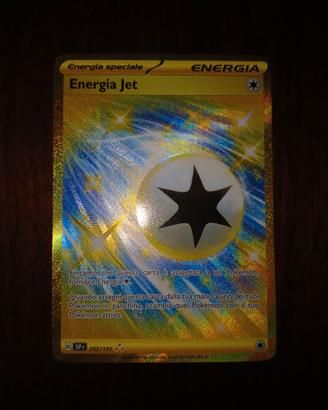 Carte Pokemon Energia Jet 252/191 Ita Rara Gold