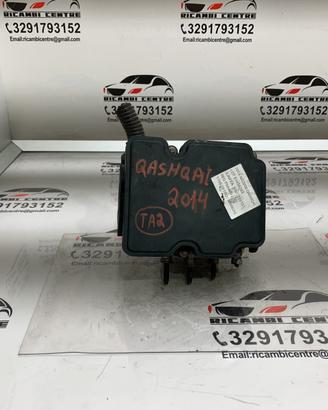 Centralina abs 1.2b 85kw 116cv nissan qashqai 2014