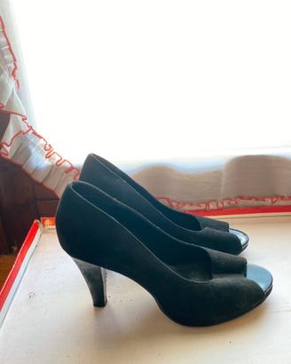 Scarpe con tacco nere n.40
