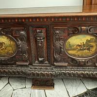 Panca in legno antico