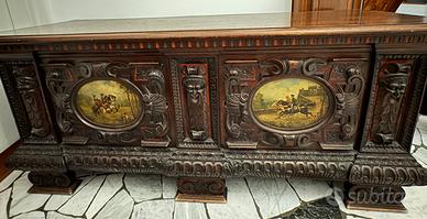 Panca in legno antico