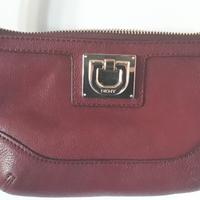 Borsa DKNY bordeaux in VERA PELLE