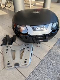 Bauletto Givi Maxia 3 Tech E55 completo di staffe
