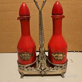 porta olio e aceto vintage