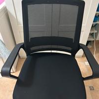 Sedia da ufficio ergonomica con schienale in rete
