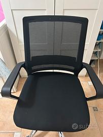 Sedia da ufficio ergonomica con schienale in rete
