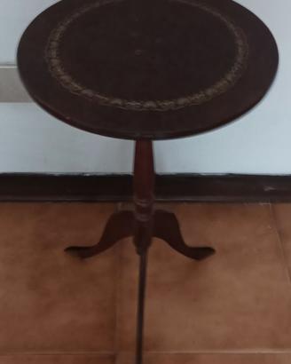 Tavolino porta telefono in legno