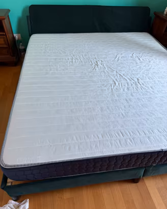 Letto con materasso ortopedico