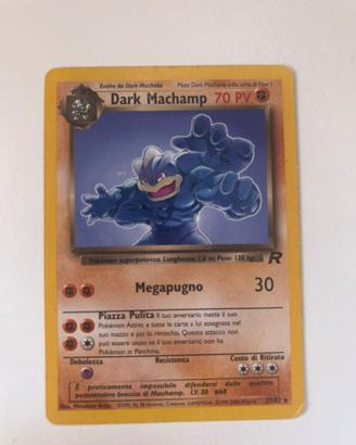 Carte pokemon dark machamp dark persian prima ediz