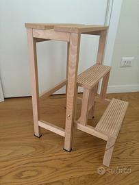 Scaletta legno pieghevole