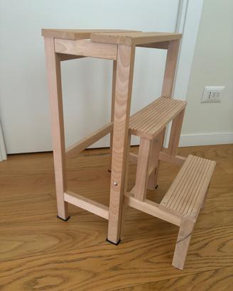 Scaletta legno pieghevole