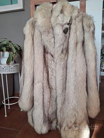 Pelliccia vintage beige e grigia – G. Biglione Tor