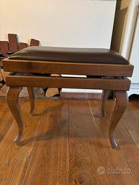 Sgabello per pianoforte regolabile