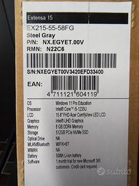 Acer Extensa 15 Intel I5