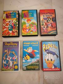 VHS-CASSETTE CARTONI ANIMATI (Disney)