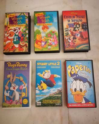 VHS-CASSETTE CARTONI ANIMATI (Disney)