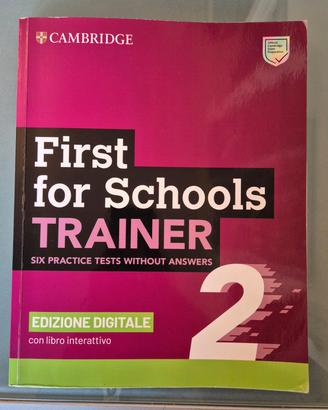 Libro inglese First for Schools