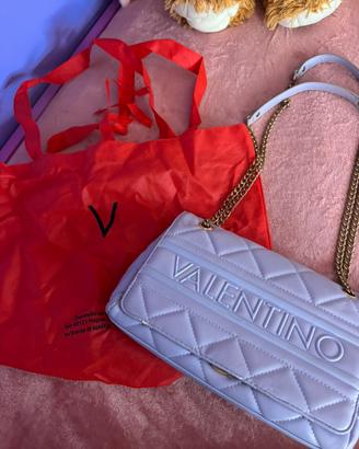 Borsa tracolla valentino trapuntata lilla