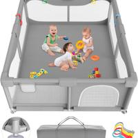 Box Bambini 150x180cm con Ventose Grigio