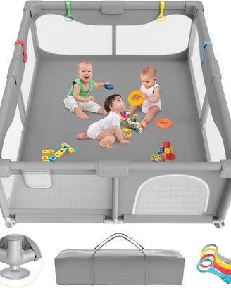 Box Bambini 150x180cm con Ventose Grigio