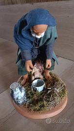 Statue presepe napoletano in terracotta