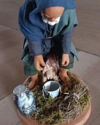 Statue presepe napoletano in terracotta