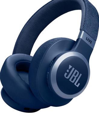 JBL Live 770 NC Cuffie Over-Ear Wireless, Blu