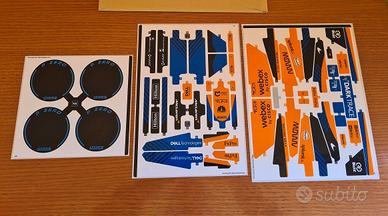 Lego McLaren 42141 Kit adesivi originali