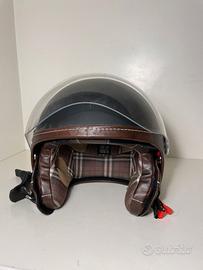 Casco Jet Vintage Emmegierre,stile retro, omol. E3