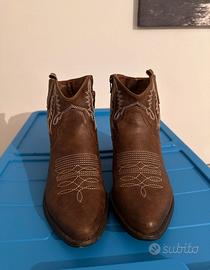 Stivaletti Texani Camperos Donna Marroni Taglia 37