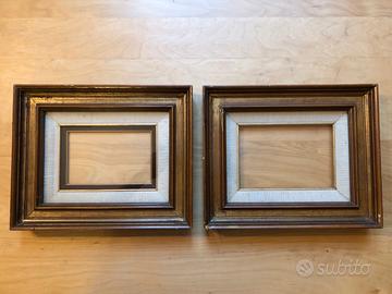 Piccole cornici in legno (2 pezzi)
