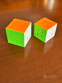 cubo di Rubik 3×3 e 4×4
