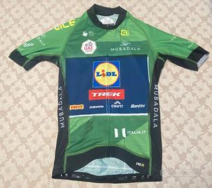 Maglia Verde UAE Tour 2025 Jonathan Milan autograf
